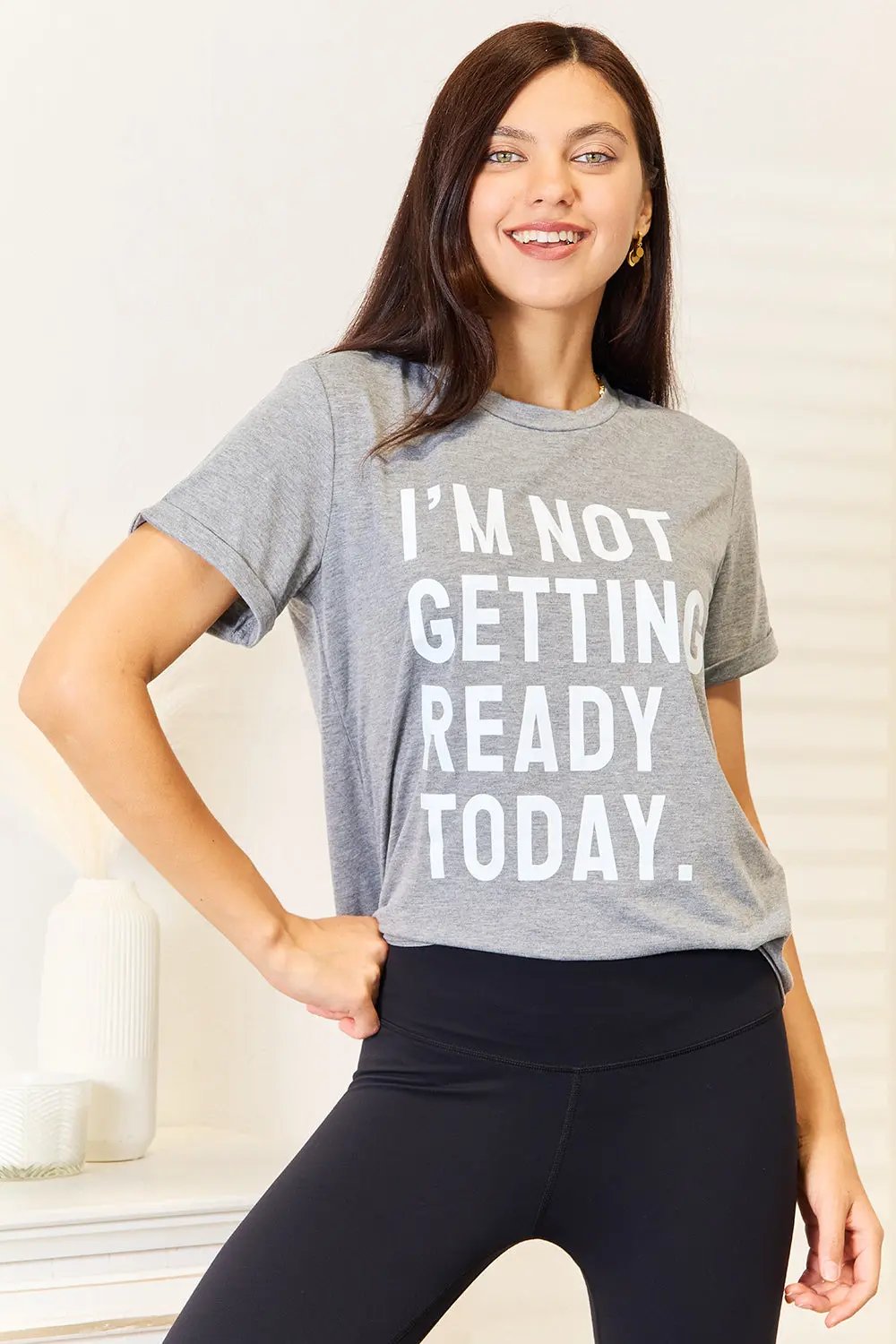 Trendy graphic tee - soft fabric - Love Salve